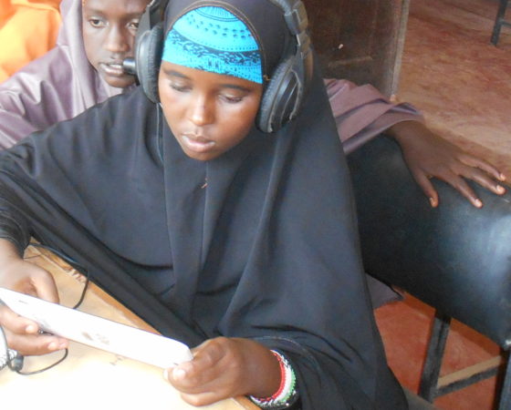 Amina M. is 17 years old and is from a poor family that lives in the Ifo camp in Dadaab